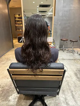 ロング パーマ 上村 颯のヘアスタイル