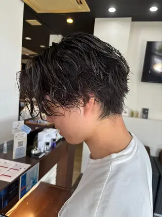 パーマ メンズ 松崎 崇のヘアスタイル