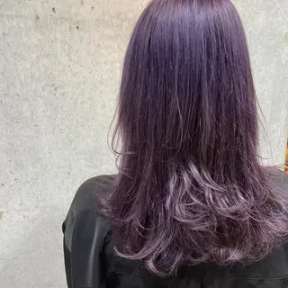 ミディアム カラー ボブ/透明感 カラー /風花のヘアスタイル