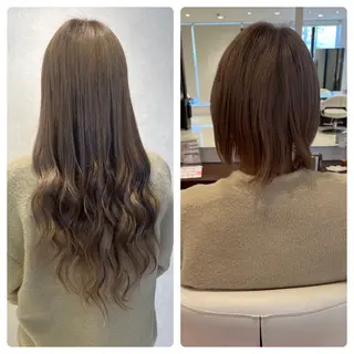 ロング EARTH長岡 🌼渡辺まい🌼のヘアスタイル