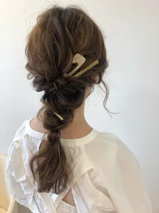 ヘアアレンジ 盛れるレイヤーカット 得意🌹井上美沙のヘアスタイル