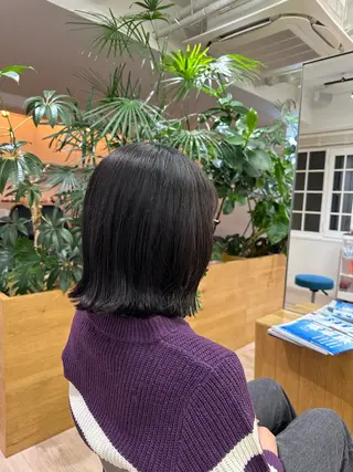 ショート 切りっぱなし/髪質 改善矯正/さやか🫧のヘアスタイル