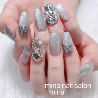 ネイル 🎀ゆうず 𝜗𝜚 ྀིのネイルデザイン