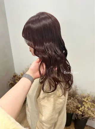 ロング カラー ヘアアレンジ Himawari♡ 柔らかいカラーのヘアスタイル