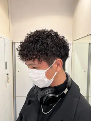 ショート パーマ メンズ 茅ヶ崎パーマ特化/ スパイラル/ハルキのヘアスタイル