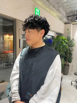 パーマ メンズ 🍐透明感カラー🍐 レイヤーカットのヘアスタイル