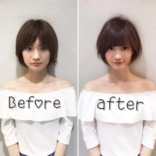 ショート カラー パーマ ヘアアレンジ キッズ ネイル マツエク・マツパ ショートの神✨AFL OAT 井上康平のヘアスタイル