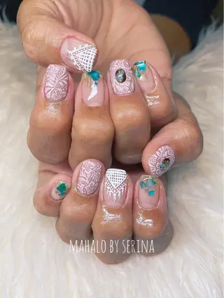 ショート カラー ネイル SUNNY BAE. SERINAのネイルデザイン