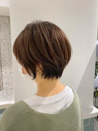 ショート 髪質改善レイヤー/ ボブたんの翔太のヘアスタイル