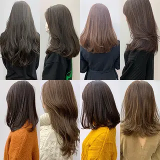 ミディアム カラー 縮毛矯正×髪質改善 店長　DAITOのヘアスタイル