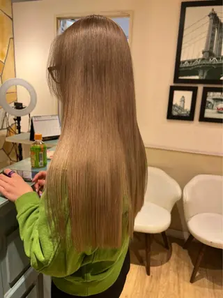 ロング カラー 店長✨髪質改善✖️ 透明感カラー／純大のヘアスタイル