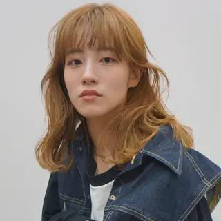 セミロング 藤山大地 /カラーモデルのヘアスタイル