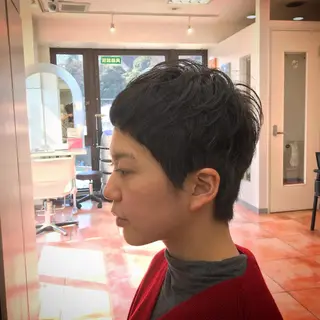 ショート パーマ ベリショディレクター 小野 健太郎のヘアスタイル
