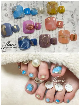 ネイル フルリール 【プライベートサロンのネイルデザイン