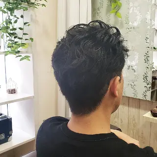 メンズ おかべゆき⛄ スパ/カラー/野並のヘアスタイル