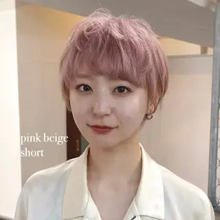 ショート カラー 🌈艶ハイトーン🌈 心を込めます🤝涼介のヘアスタイル