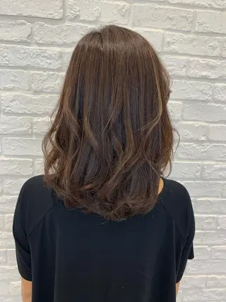 セミロング カラー stylist N0Nのヘアスタイル
