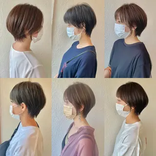 ショート カラー 髪質改善特化 谷口祐綺のヘアスタイル