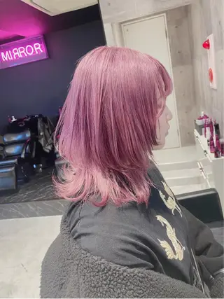 セミロング カラー 🩶【推しハイトーン 】yuzu🩶のヘアスタイル