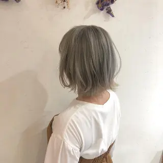 ショート カラー 髪質改善/縮毛矯正 /青山 早希🐾のヘアスタイル