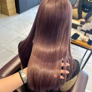 ロング りおな/髪質改善/ カラー /平尾のヘアスタイル