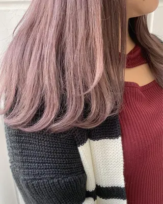 セミロング カラー ヘアアレンジ 縮毛矯正 髪質改善寺坂雄飛💐のヘアスタイル