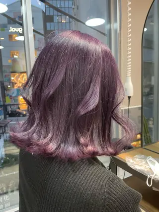 セミロング カラー ヘアアレンジ 🌹TikTok４万 ﾌｫﾛﾜｰ🌹AKIのヘアスタイル