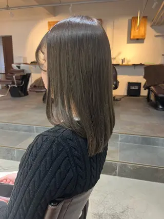 ミディアム カラー sayaka / 本陣モデル募集中！のヘアスタイル