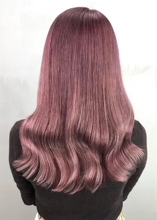 ミディアム カラーモデル募集中 美容室ハピスのヘアスタイル