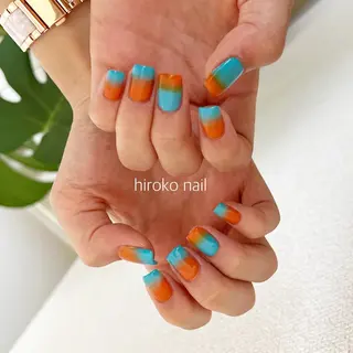 ミディアム ネイル hiroko nailのネイルデザイン