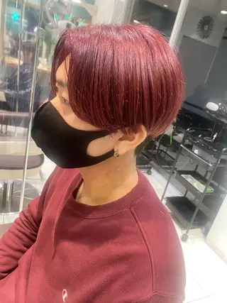 ショート カラー メンズ メンズパーマ/髪質改 善/ダメージケアのヘアスタイル