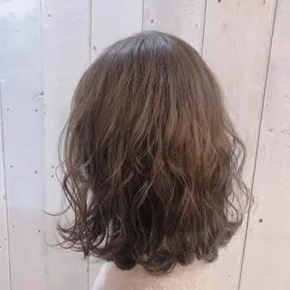 ミディアム ストレート🌹カラー お任せを🌈bucoのヘアスタイル