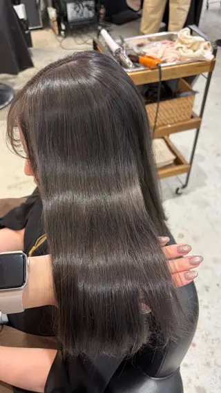 ロング カラー ここね/透明感 カラー/ナチュラルのヘアスタイル