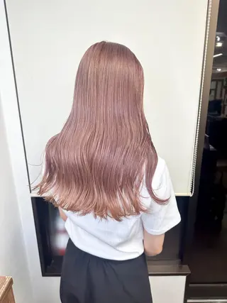ミディアム カラー ブリーチカラー🫧 森　凪沙のヘアスタイル