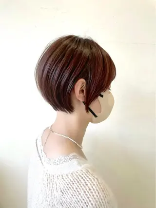 ショート ショートショートボブ うるはのヘアスタイル