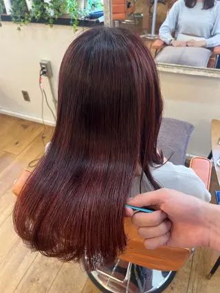 セミロング ⚪️髪質改善 縮毛 店長 コウ⚪️のヘアスタイル