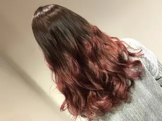 カラー 【mokuオーナー】 ちはるのヘアスタイル
