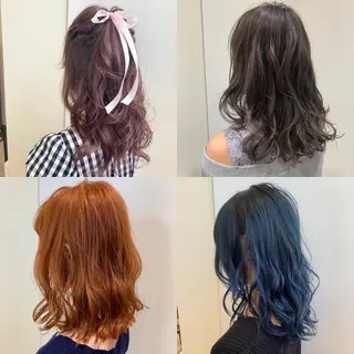 ミディアム カラー インナーエクステ渋谷 🦋KAJIのヘアスタイル