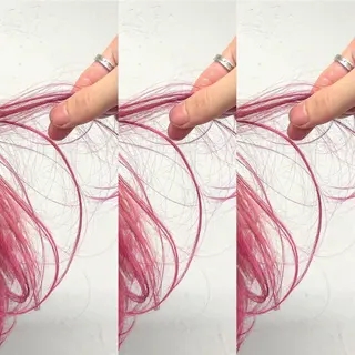 セミロング カラー ヘアアレンジ 【池袋/スパイキー ショート】ⓝⓘⓜⓤのヘアスタイル