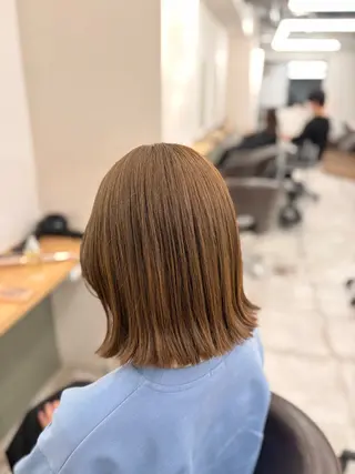 ミディアム カラー ️髪質改善カラー /美髪矯正🎀こゆきのヘアスタイル