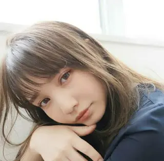 ミディアム カラー パーマ ヘアアレンジ ✂️✂️徳　田✂️ ✂️のヘアスタイル