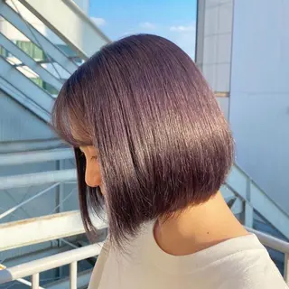 ショート カラー 🩵ブリーチカラー 🐈MIORI🩵のヘアスタイル