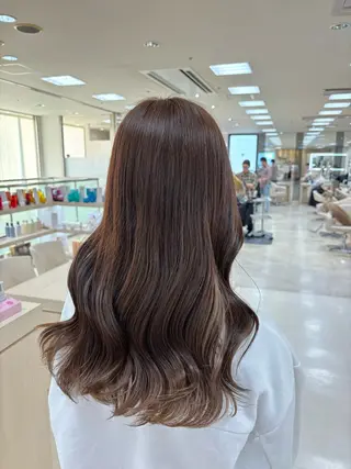 カラー 🎀暖色カラー/透明 感カラー/ひな🎀のヘアスタイル