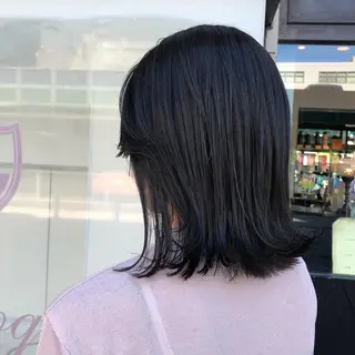 ミディアム カラー 相川 愛実のヘアスタイル