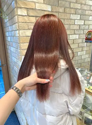 ロング カラー ワンカールで盛れる レイヤー🎀Macoのヘアスタイル
