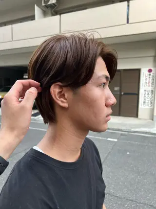 ショート カラー メンズ 大阪メンズパーマ /ショート/らいのヘアスタイル