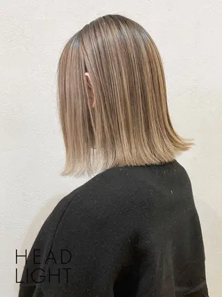ミディアム 金子 千登のヘアスタイル