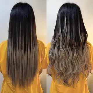 ロング カラー ヘアアレンジ Hair Make Salon ZEROのヘアスタイル