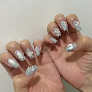 ネイル パラあり！フィルイン 美フォルムのネイルデザイン