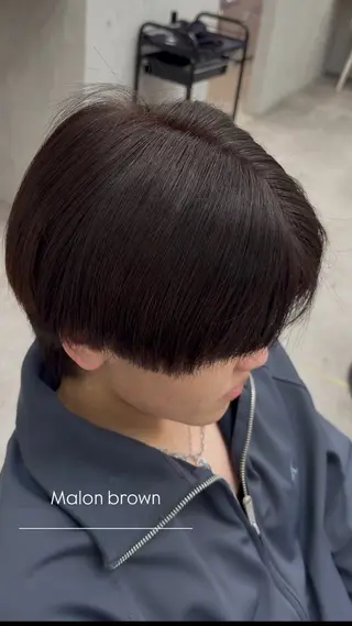 メンズ Nanami / ベージュ/グレージュのヘアスタイル